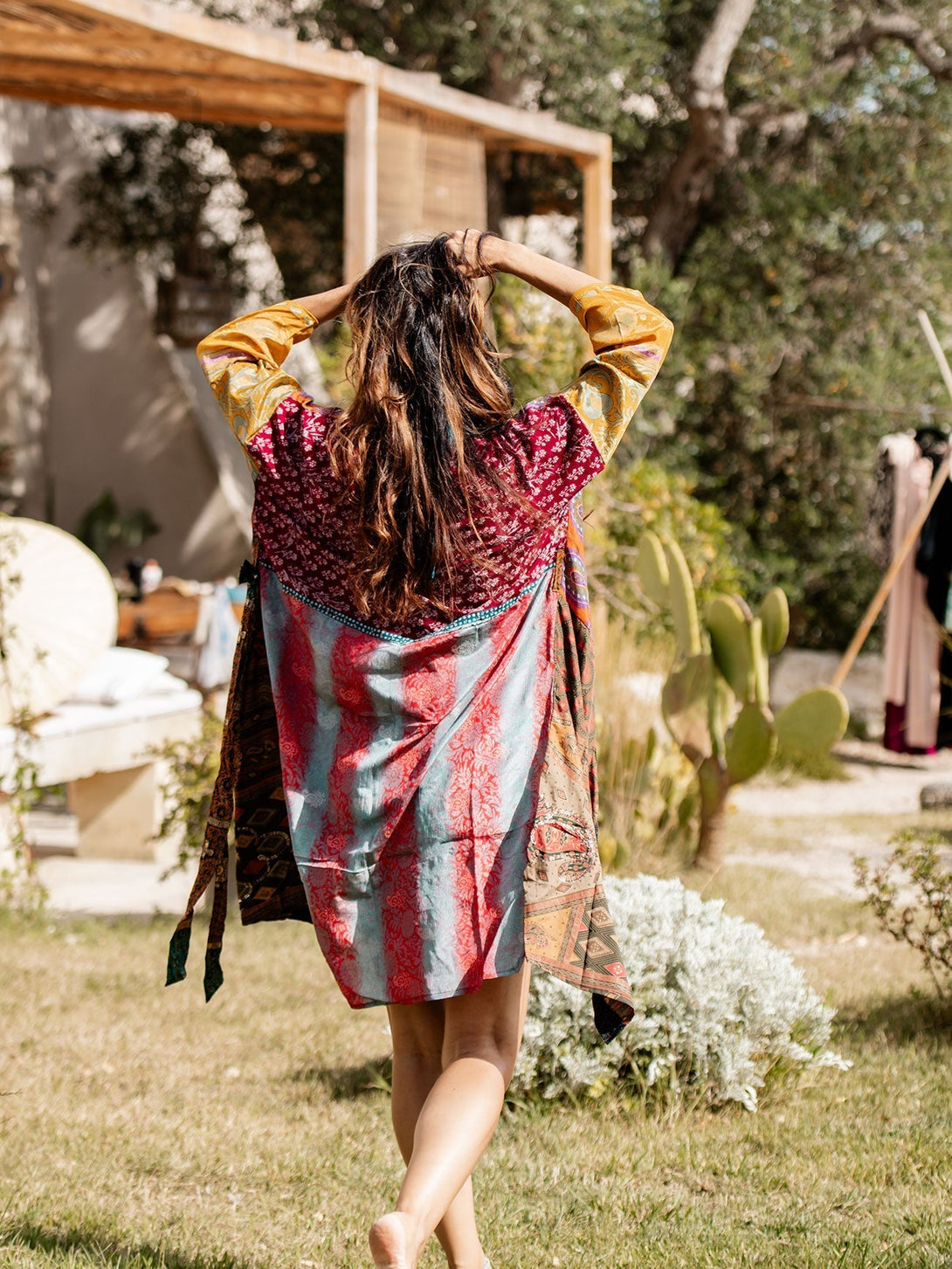 Kimono seta pezzo unico Sheila-kimono 4-taglia unica-Bijondo