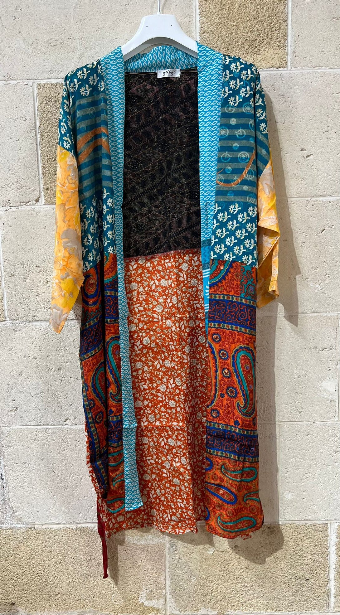 Kimono seta pezzo unico Sheila-kimono 24-taglia unica-Bijondo