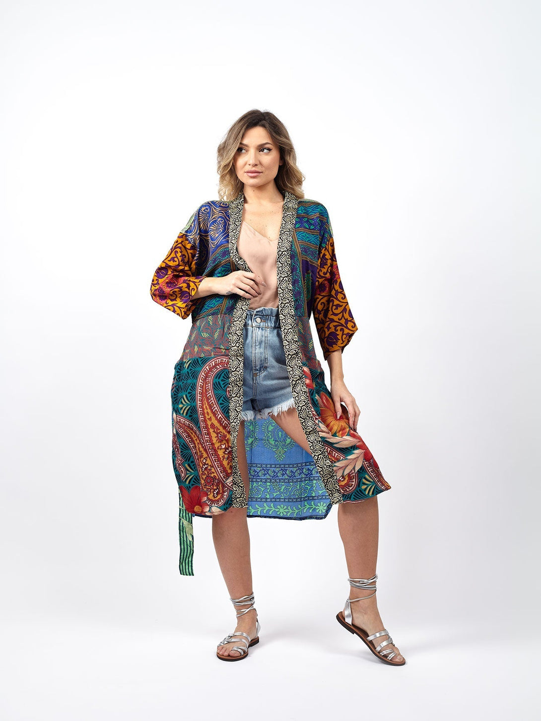 Kimono seta pezzo unico Sheila-kimono 5-Bijondo