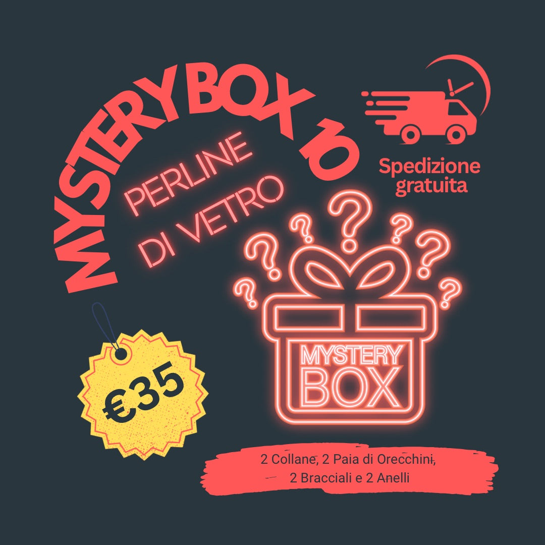 MYSTERY BOX N°10: PERLINE DI VETRO-Mystery Box-Bijondo-Bijondo