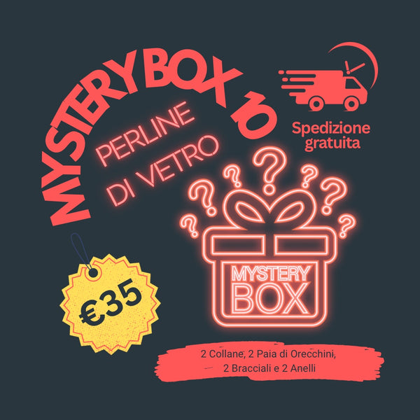 MYSTERY BOX N°10: PERLINE DI VETRO-Mystery Box-Bijondo-Bijondo