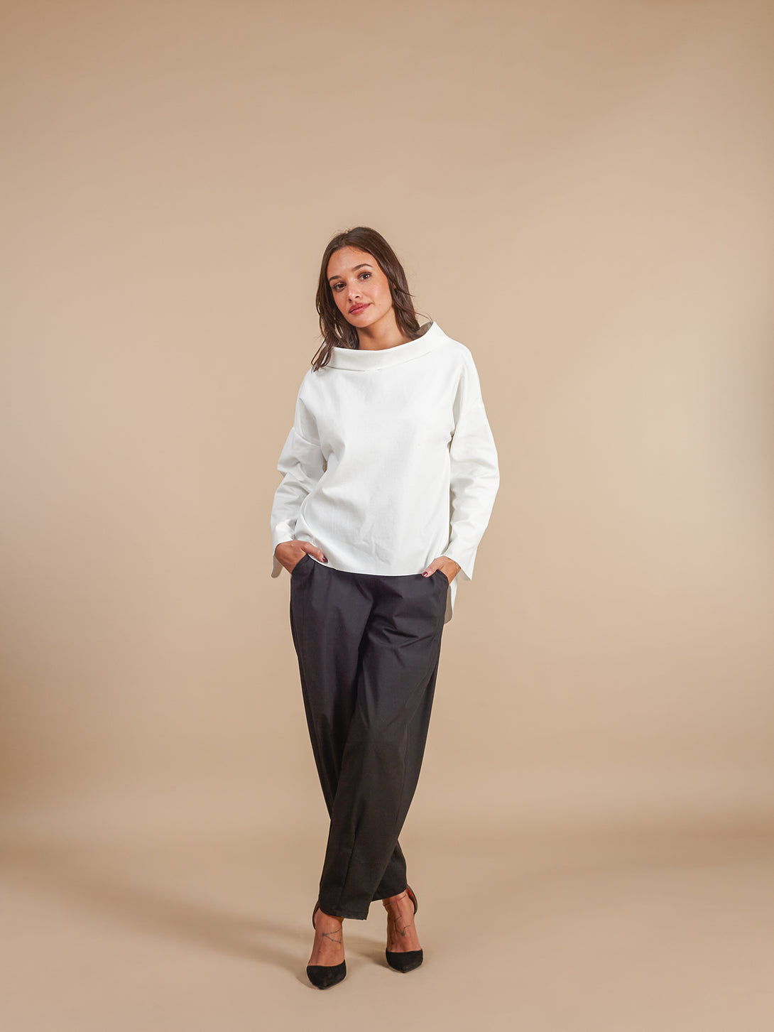 Maglia Elisabeth-Maglia-Bijondo-Bianco-taglia unica-Bijondo