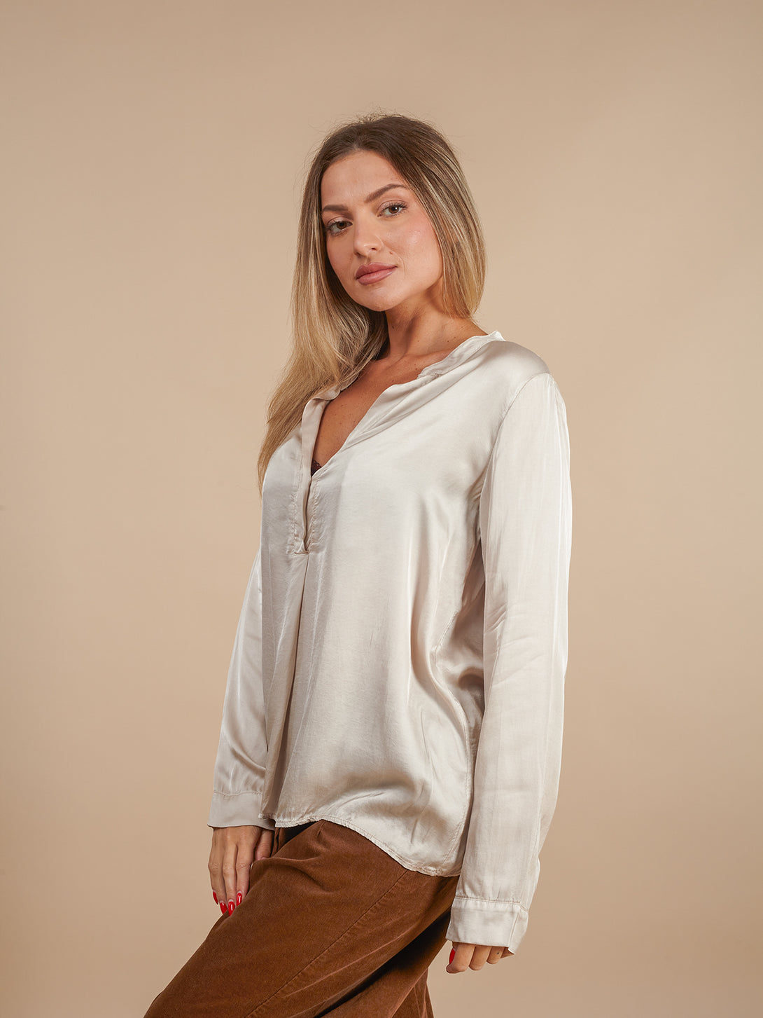 Maglia viscosa con bottoni Nicoletta-maglia-Bijondo-Bijondo