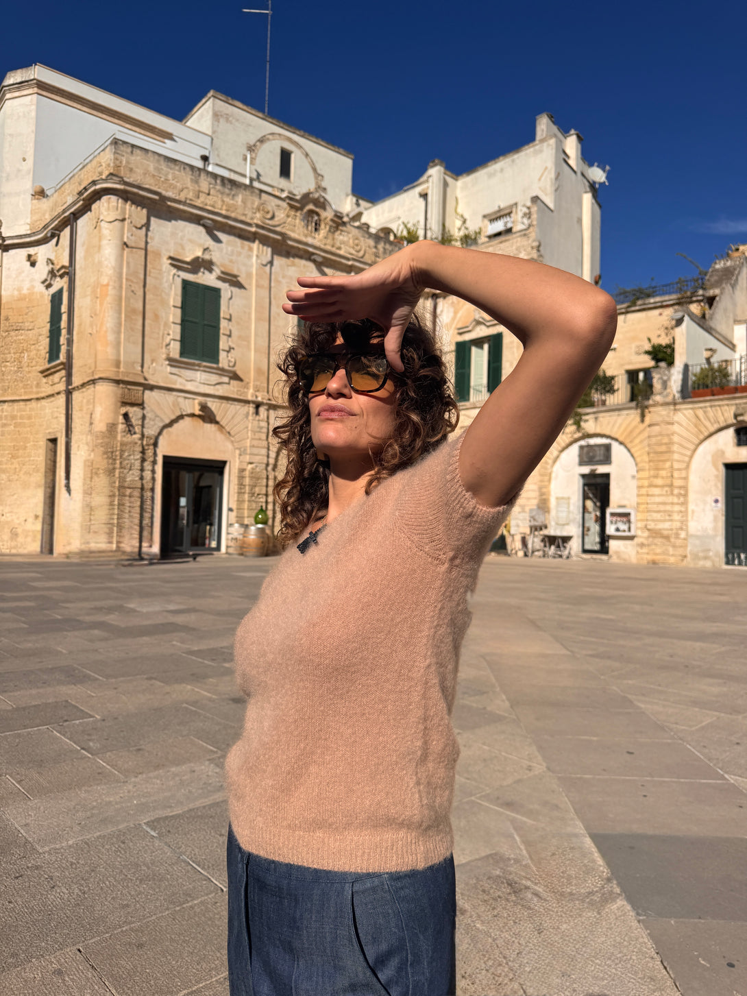 Maglioncino Super Kid Mohair e lana Merino-Maglione-Bijondo-Bijondo