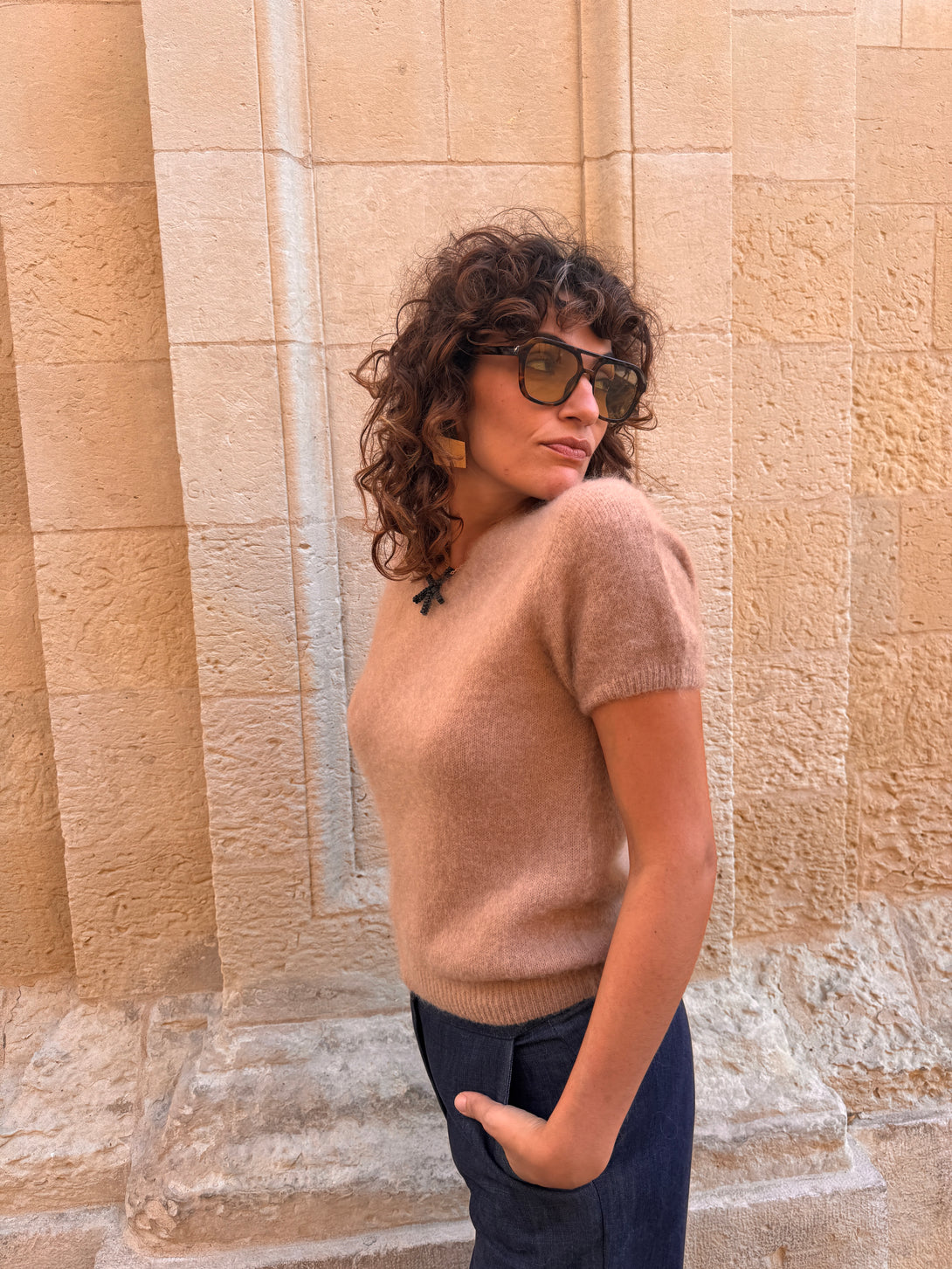 Maglioncino Super Kid Mohair e lana Merino-Maglione-Bijondo-Bijondo