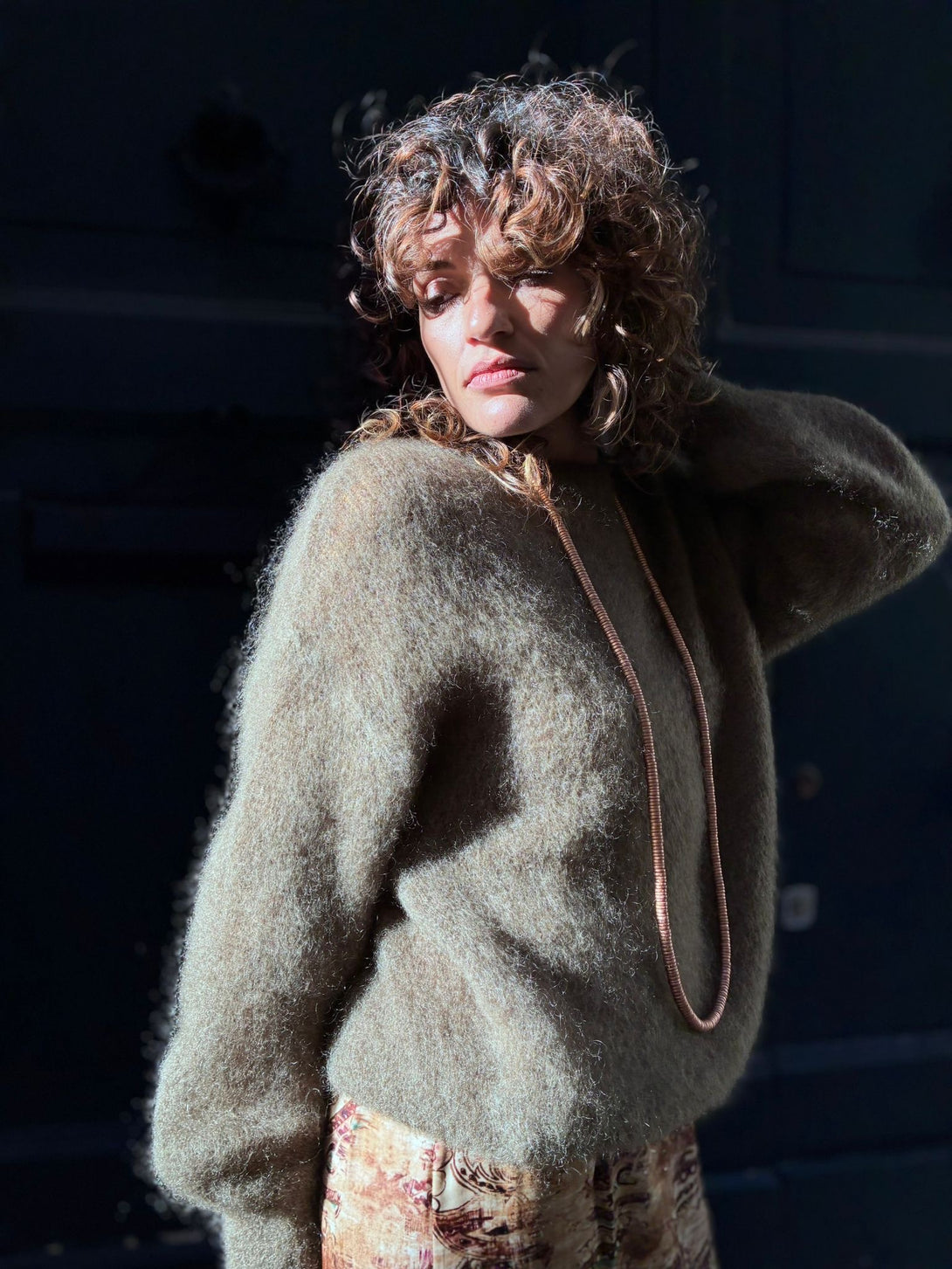 Maglione Kid Mohair Inga-Bijondo-Verde-Bijondo