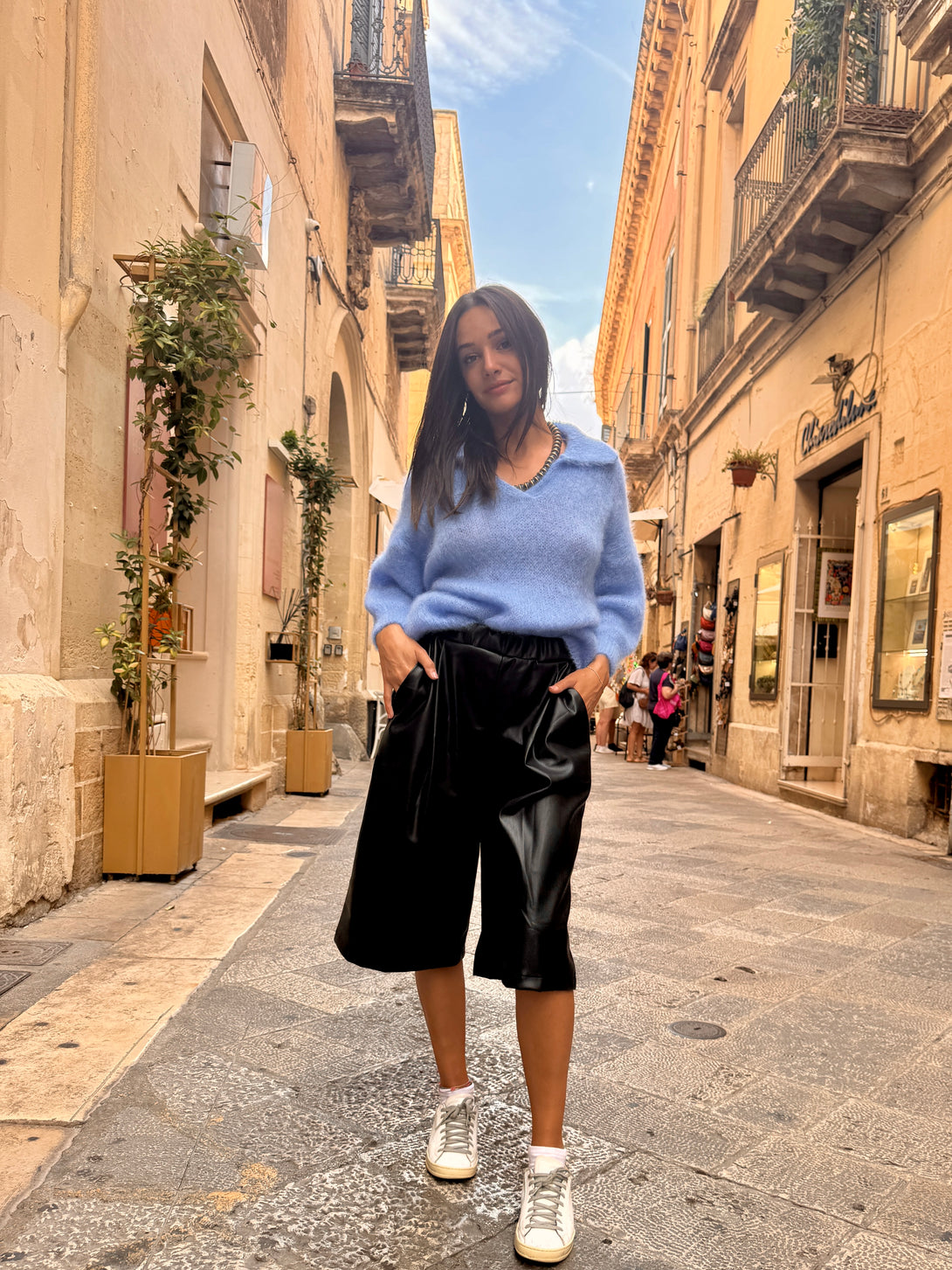 Maglione Kid Mohair con colletto Miley-Maglione-Bijondo-Bijondo