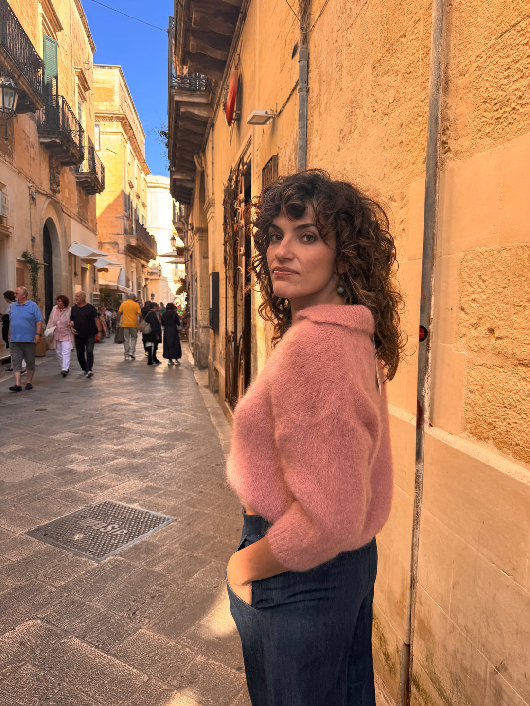 Maglione Kid Mohair con colletto Miley-Maglione-Bijondo-Bijondo