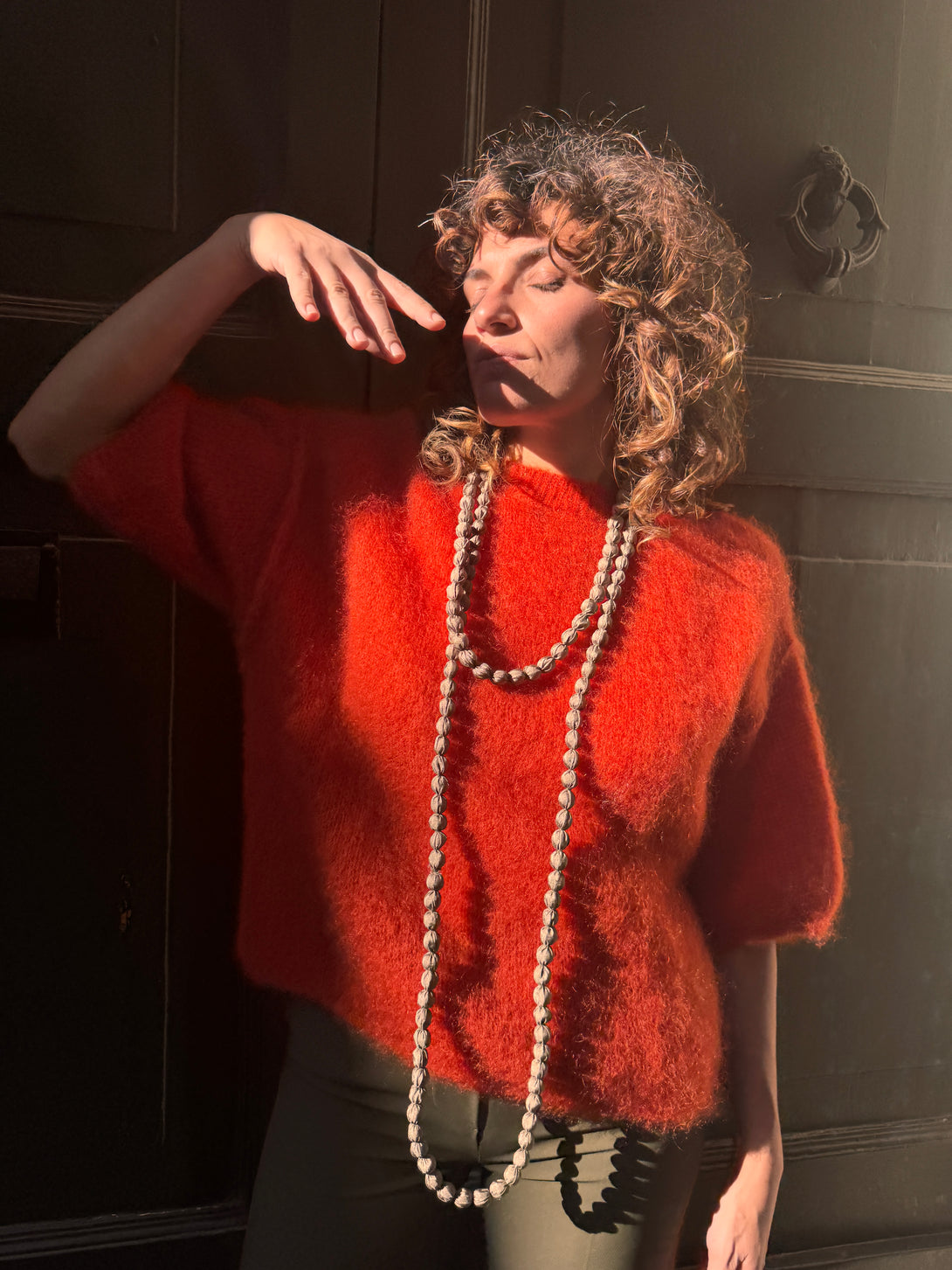 Maglione kid mohair Azzurra-Maglione-Bijondo-Bijondo