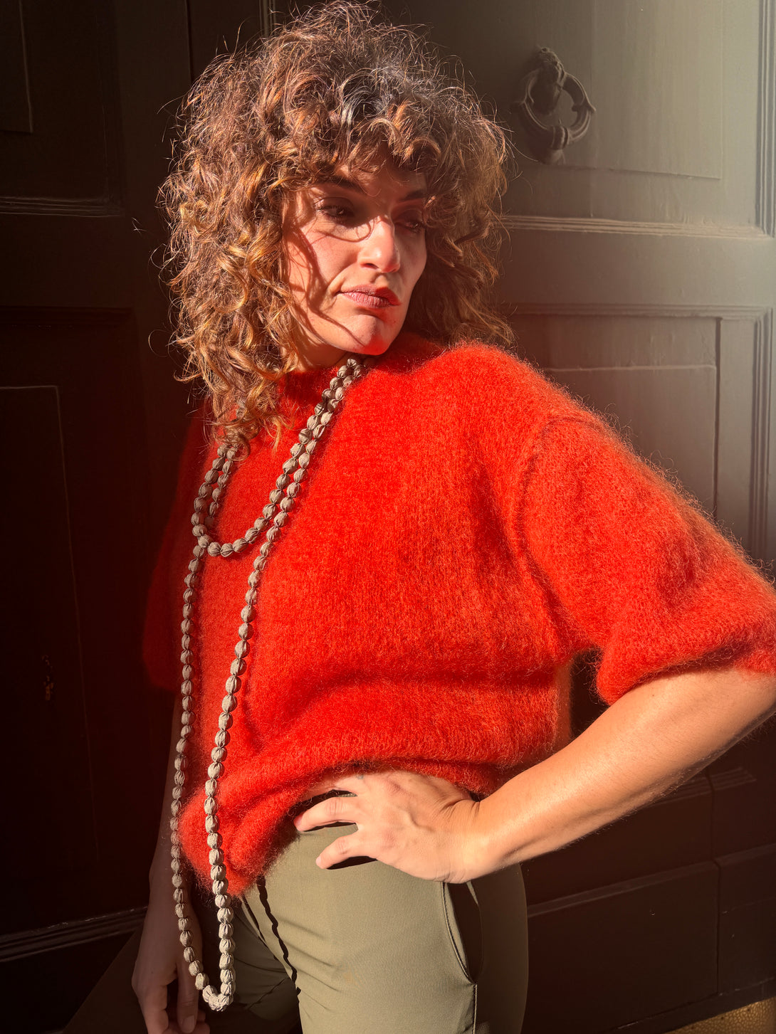 Maglione kid mohair Azzurra-Maglione-Bijondo-Bijondo