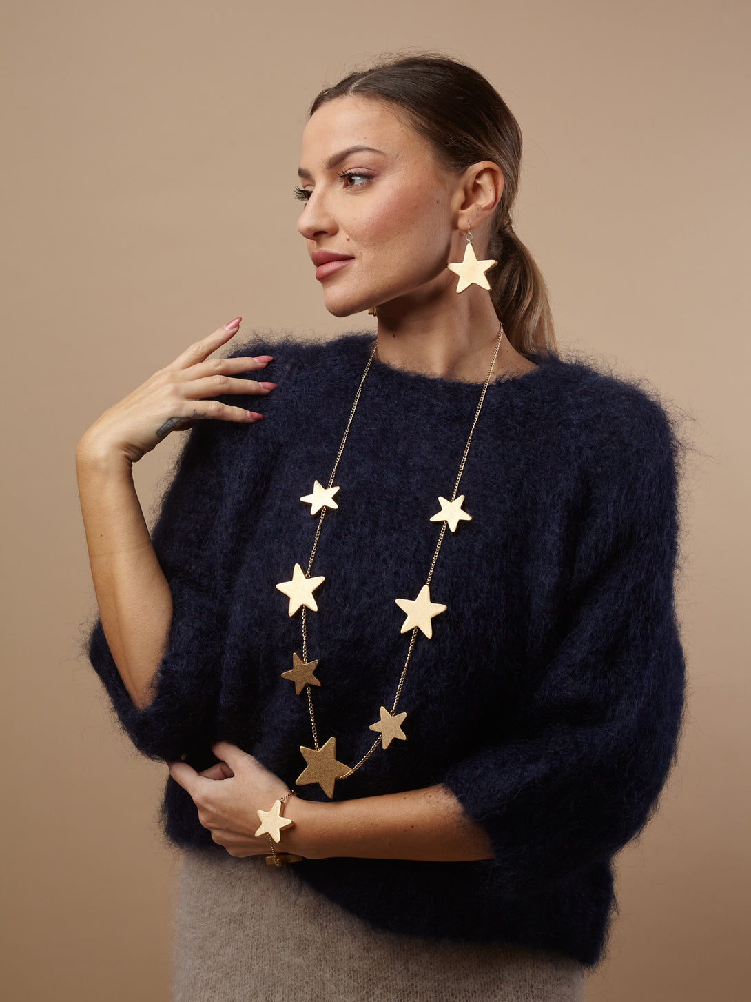 Maglione kid mohair Azzurra-Maglione-Bijondo-Blu scuro-taglia unica-Bijondo