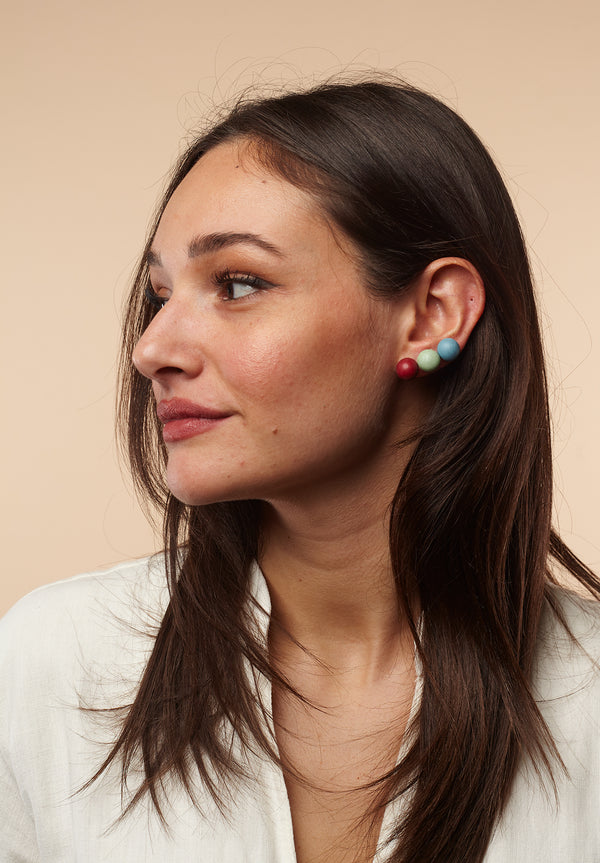 Micro orecchini Leila a lobo, legno-orecchini-Bijondo-Bijondo