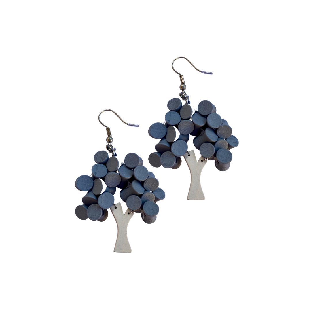 Orecchini Alberello legno - polvere - Bijondo
