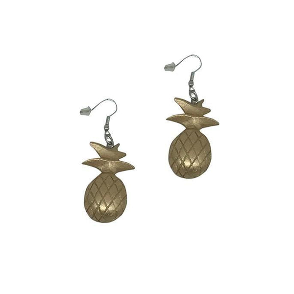 Orecchini Ananas Metallic - oro - Bijondo
