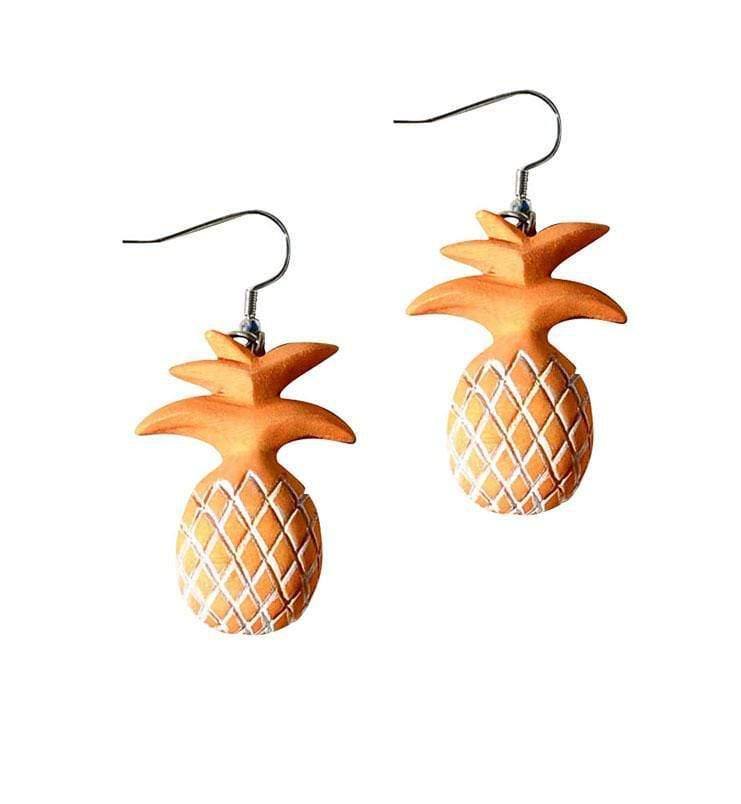 Orecchini Ananas - zafferano - Bijondo