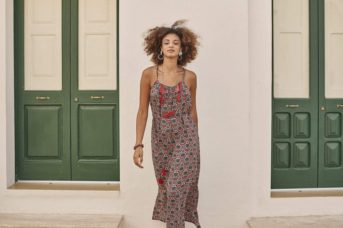 Orecchini Antigua - rosso - Bijondo