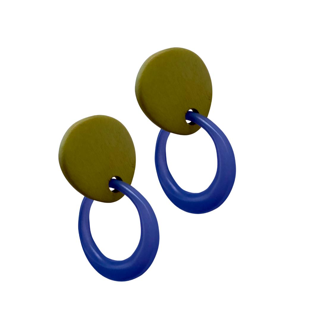 Orecchini Antigua - blu - Bijondo