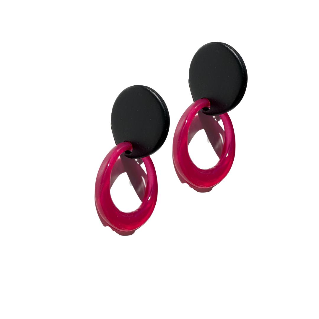 Orecchini Antigua - rosso - Bijondo