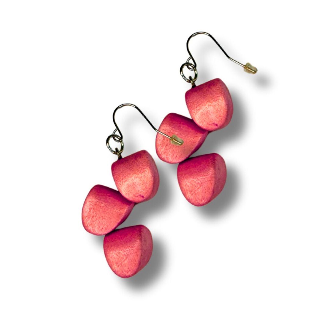 Orecchini Argentina legno-orecchini-Bijondo-Rosa-Bijondo