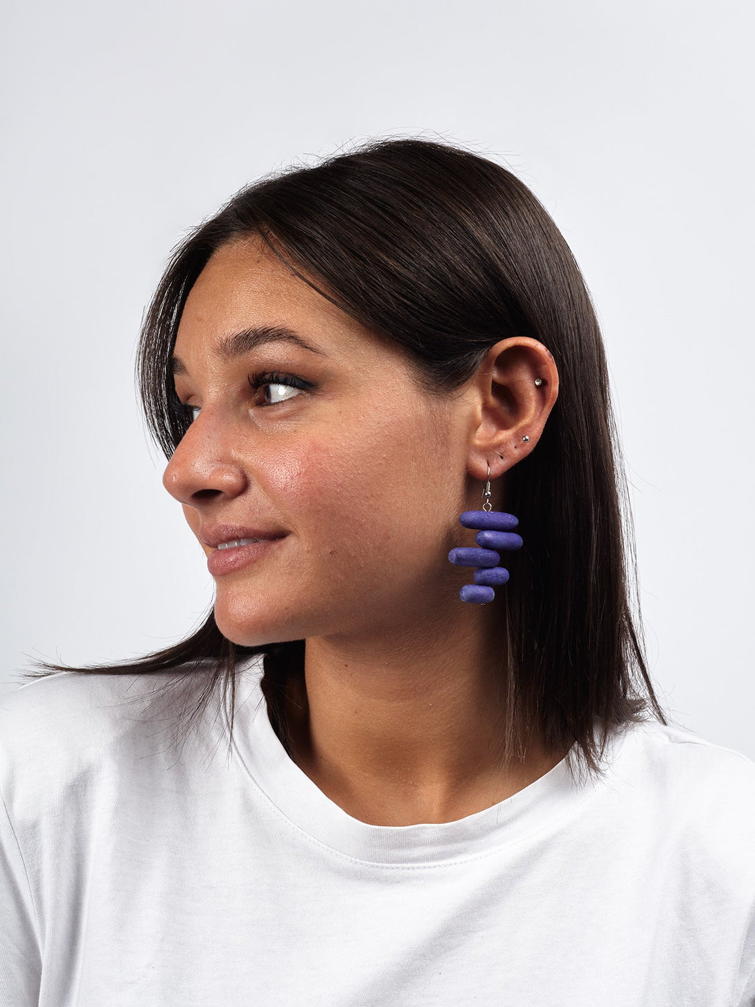 Orecchini Bahamas legno-viola-Bijondo