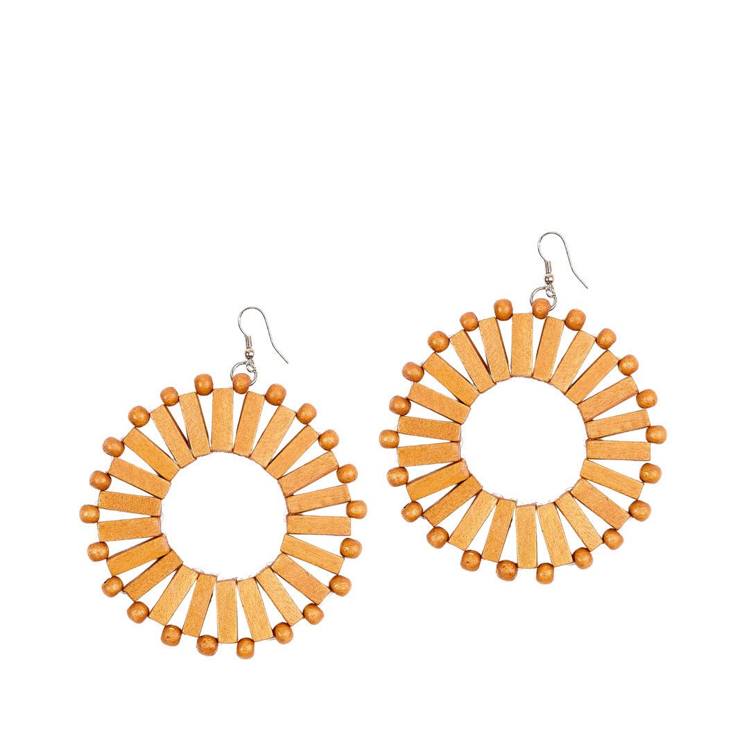 Orecchini Bed-Stuy - marrone - Bijondo