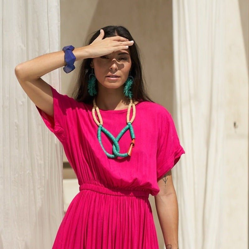 Orecchini Boho Notre Dame - bianco - Bijondo