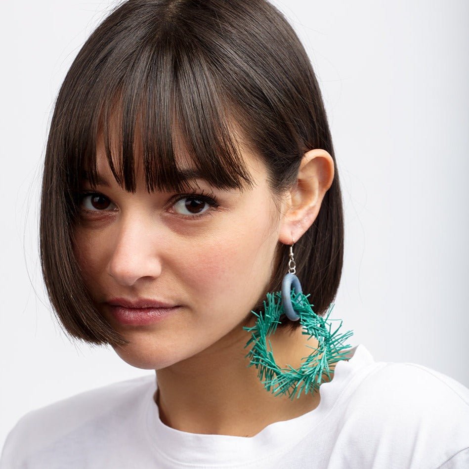 Orecchini Boho Notre Dame - turchese - Bijondo