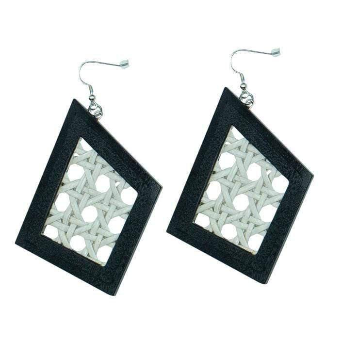 Orecchini Botswana - nero - Bijondo