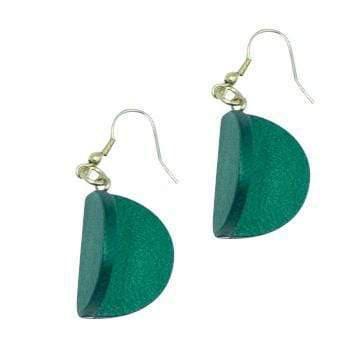 Orecchini Cambogia - verde scuro - Bijondo