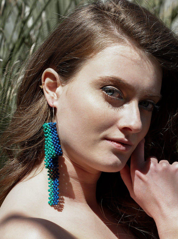 Orecchini Canggu - rosso - Bijondo