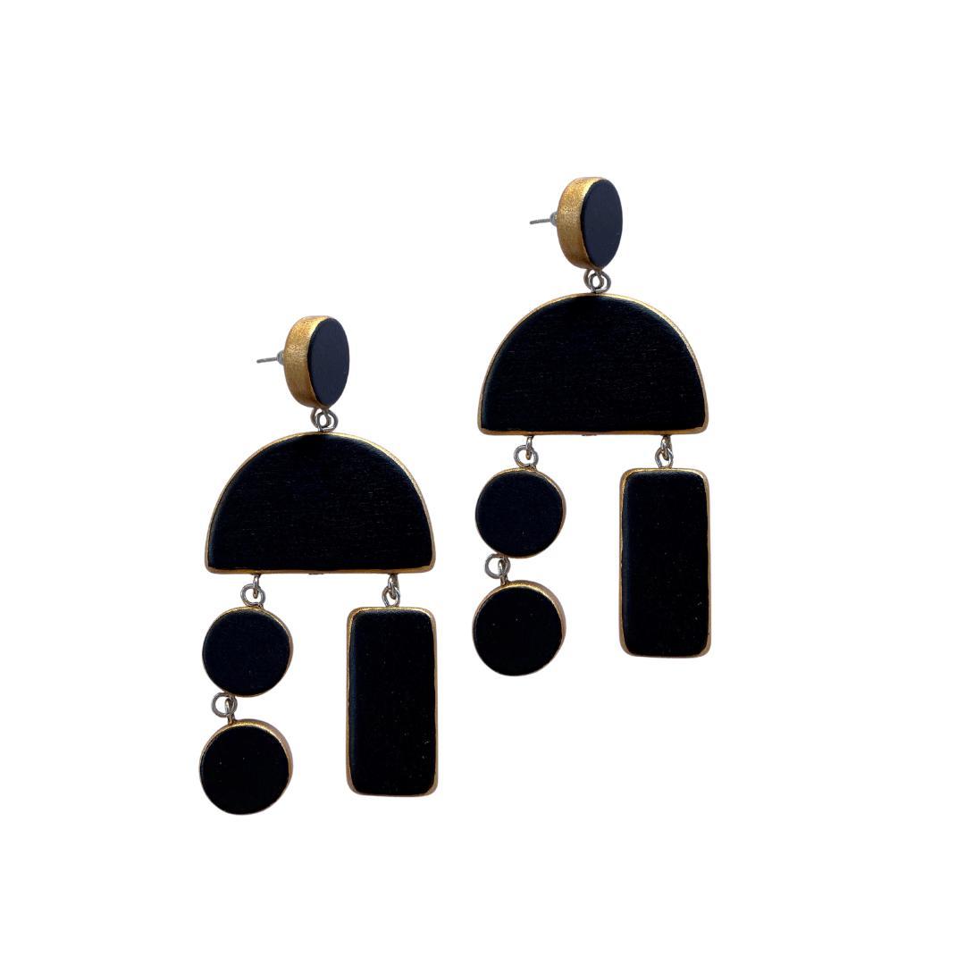 Orecchini Chula-Samyan - nero - Bijondo