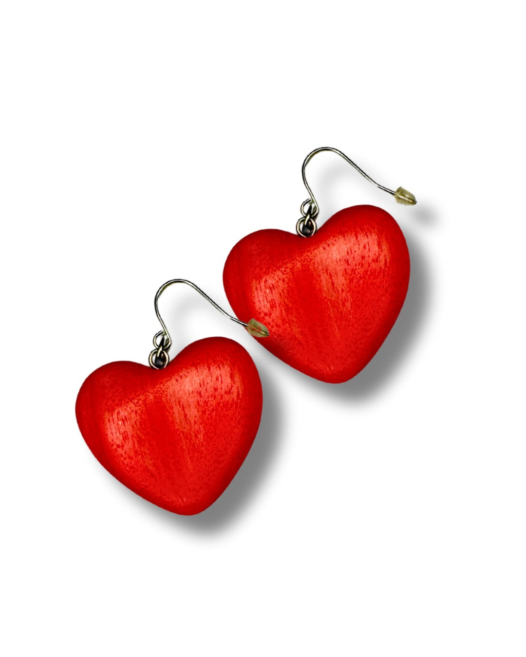 Orecchini Cuori legno-orecchini-Bijondo-arancione-Bijondo