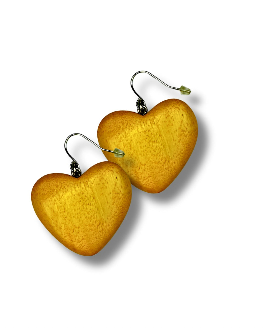 Orecchini Cuori legno-orecchini-Bijondo-giallo-Bijondo