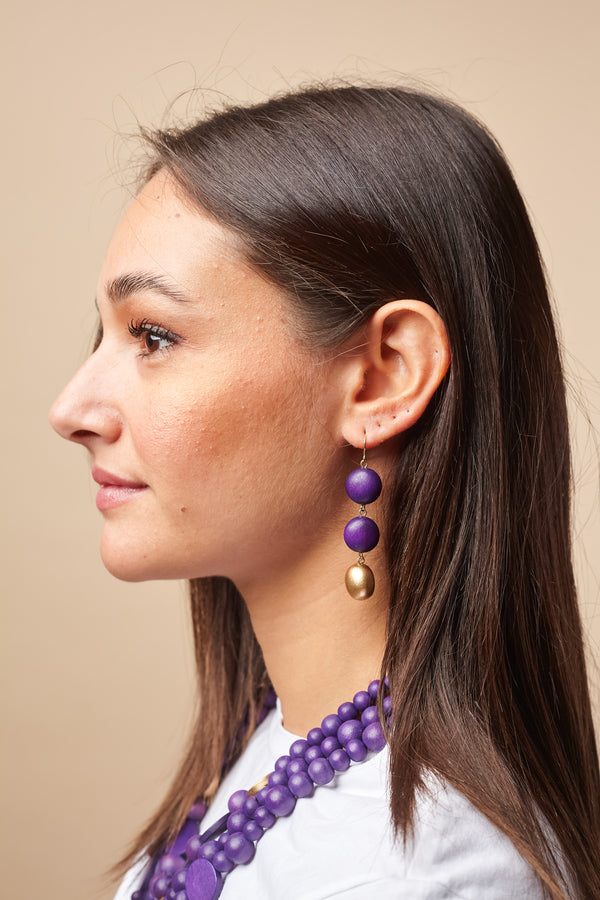 Orecchini Dennistoun legno metallic-orecchini-Bijondo-Bijondo