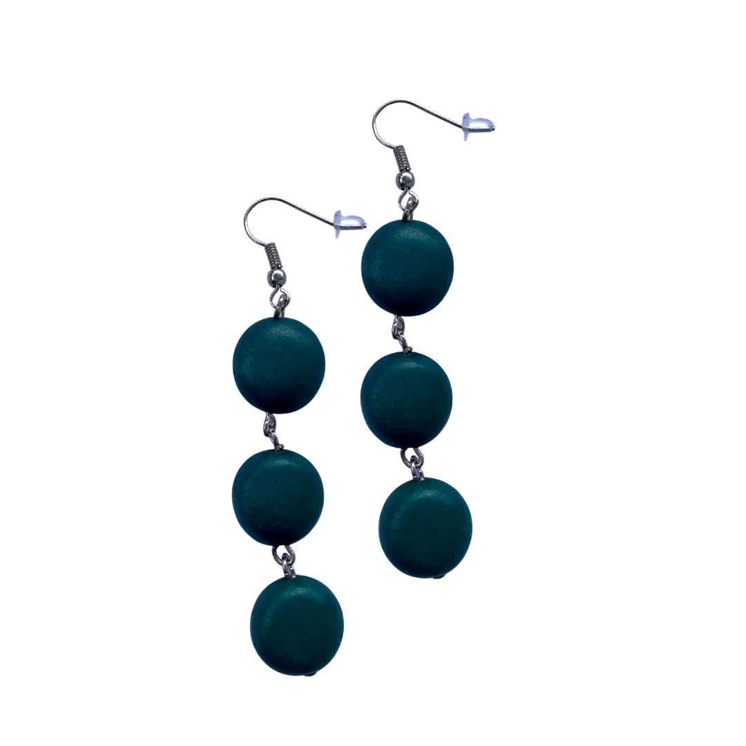 Orecchini Dennistoun - petrolio - Bijondo