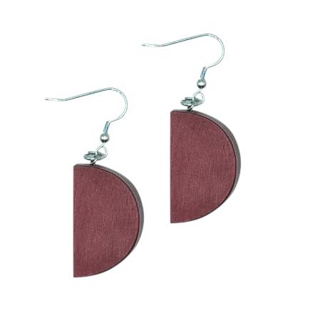 Orecchini Dominica - amaranto - Bijondo