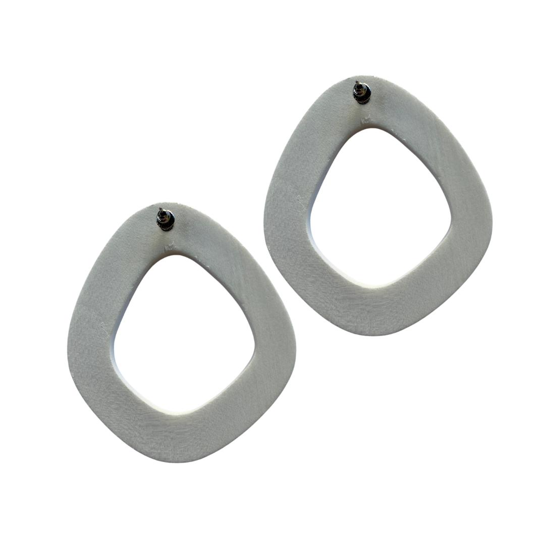 Orecchini Eixample - bianco - Bijondo