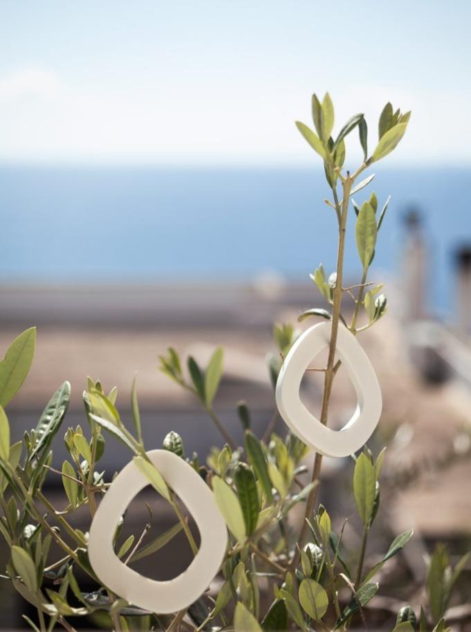 Orecchini Eixample - celeste - Bijondo