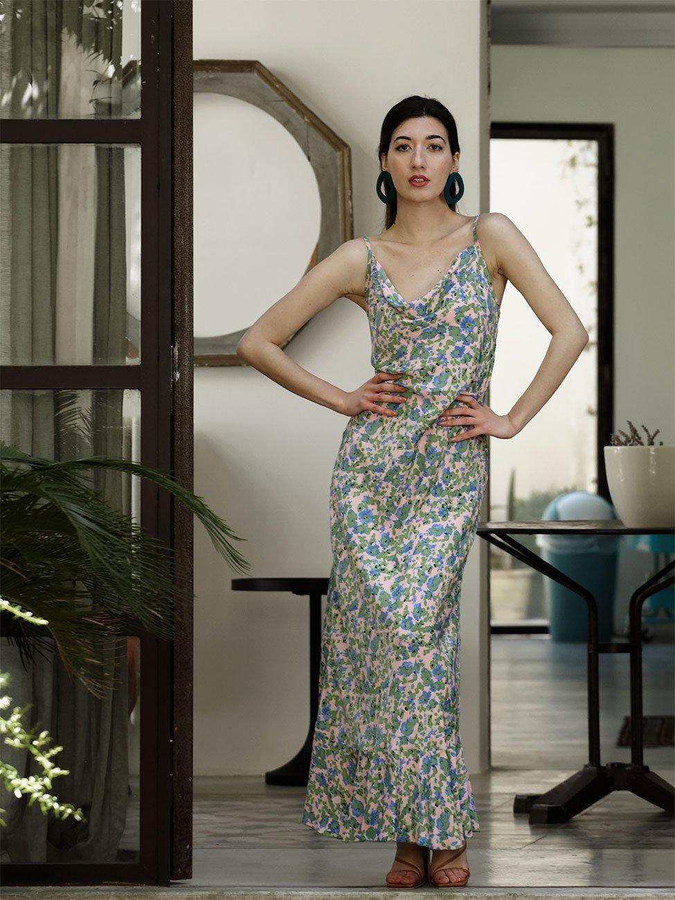 Orecchini Eixample - celeste - Bijondo