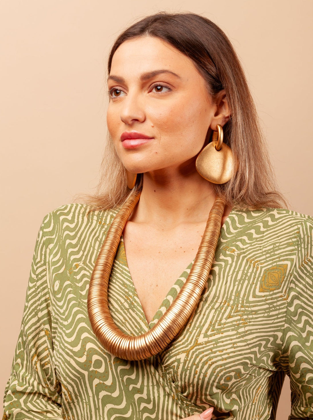 Orecchini Faiza legno metallic-orecchini-Bijondo-Bijondo