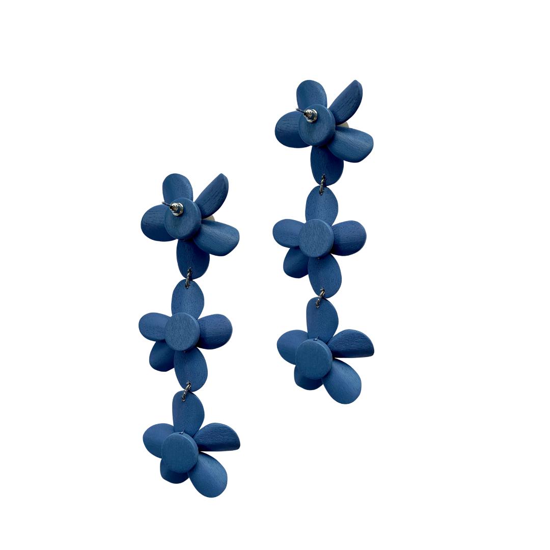 Orecchini Flowers - viola - Bijondo