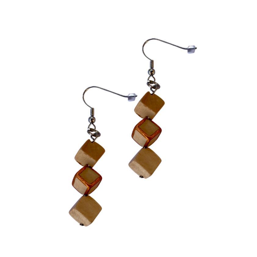 Orecchini Gibilterra - sabbia - Bijondo