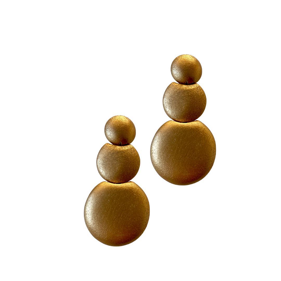 Orecchini Guinea Metallic - oro - Bijondo