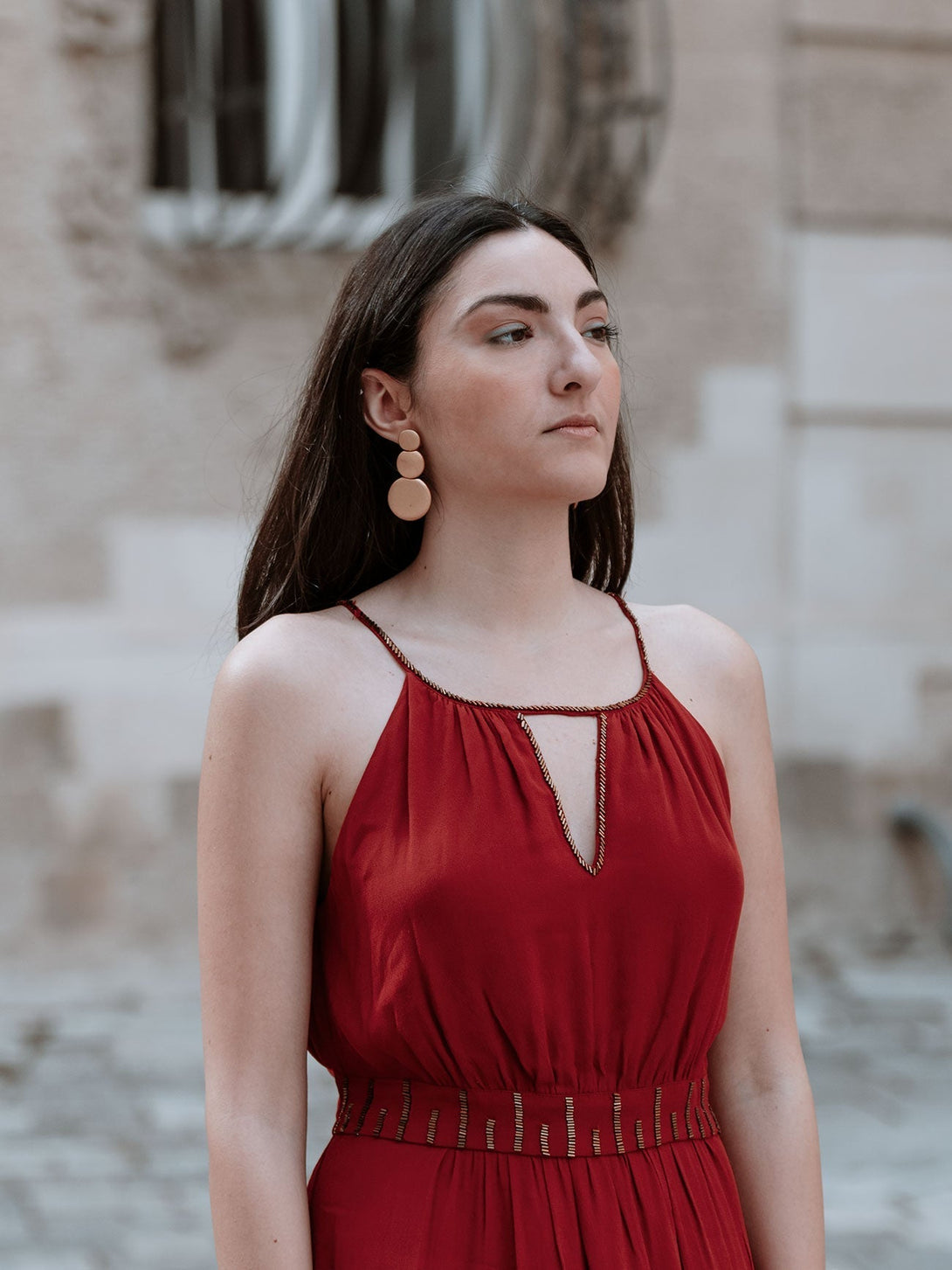 Orecchini Guinea Metallic - rame - Bijondo