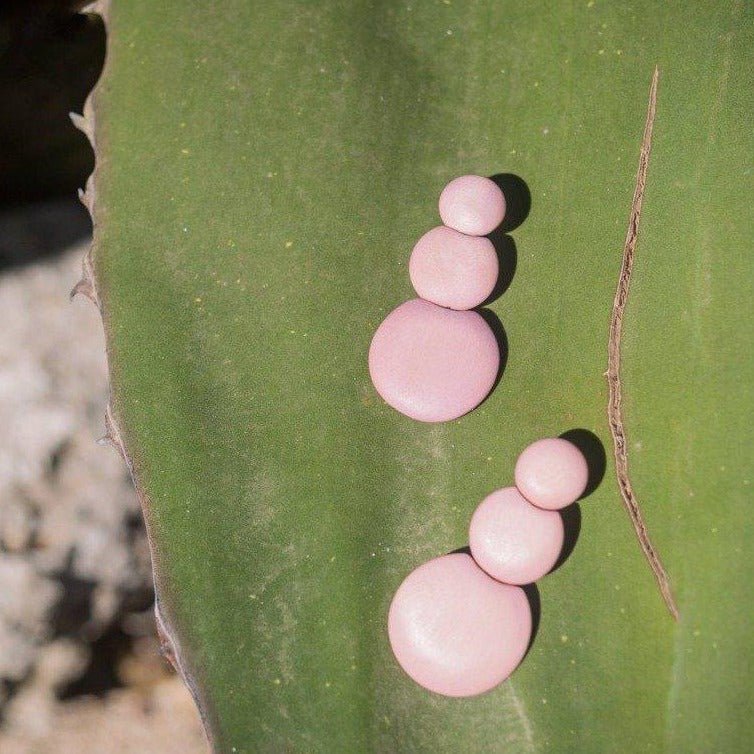 Orecchini Guinea legno - verde - Bijondo