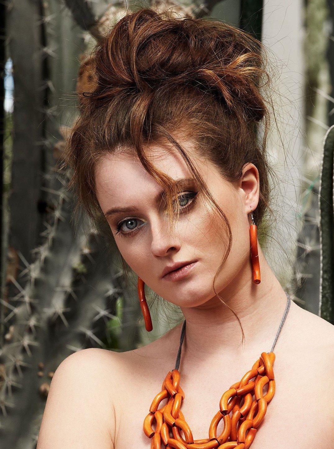 Orecchini Hannam-dong - arancione - Bijondo