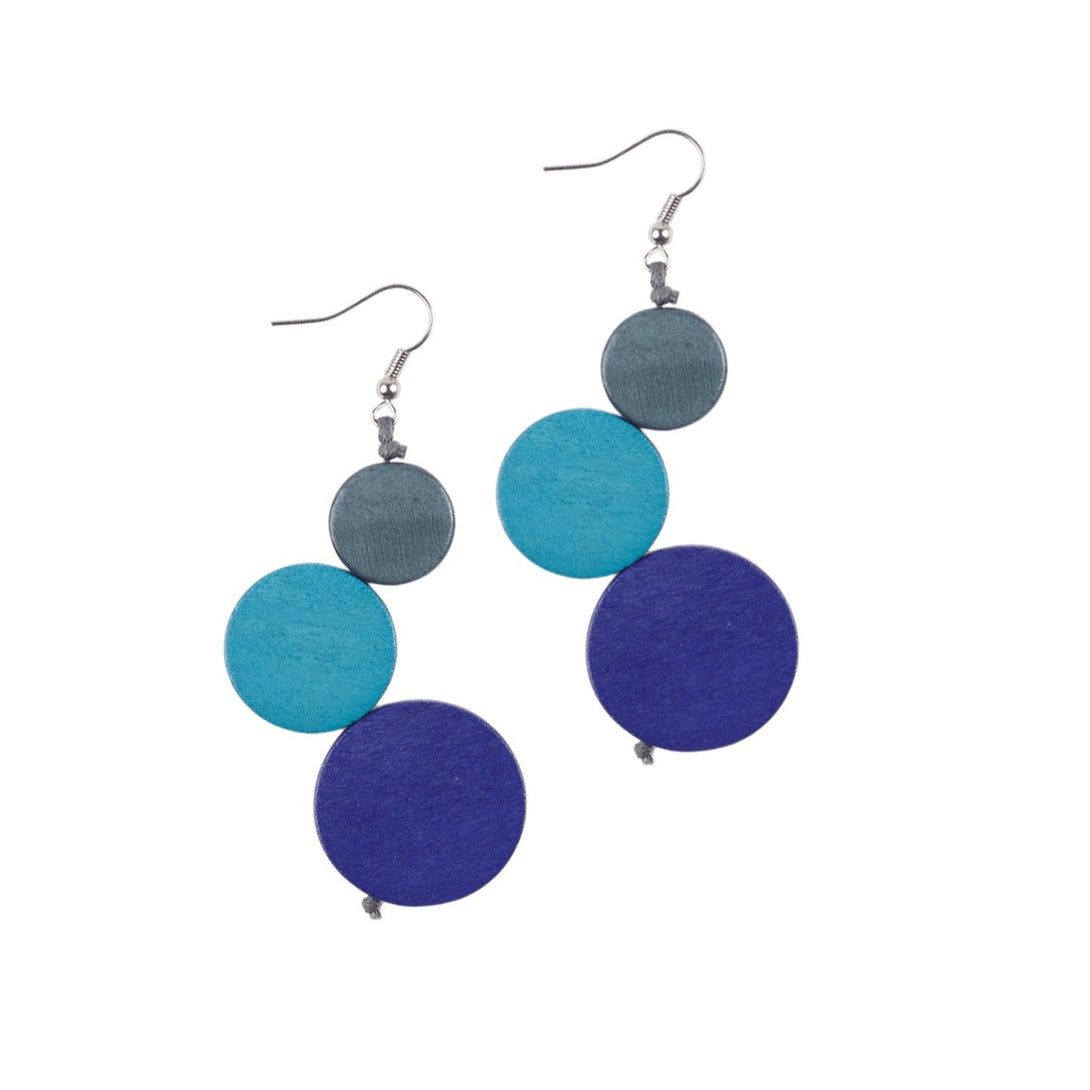 Orecchini Kiribati - azzurro - Bijondo