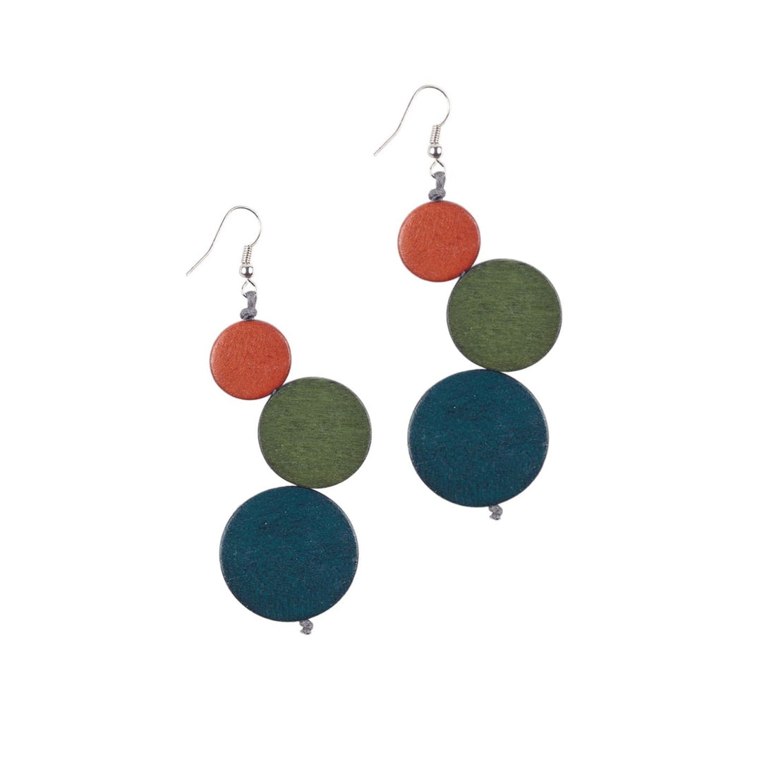 Orecchini Kiribati - verde - Bijondo