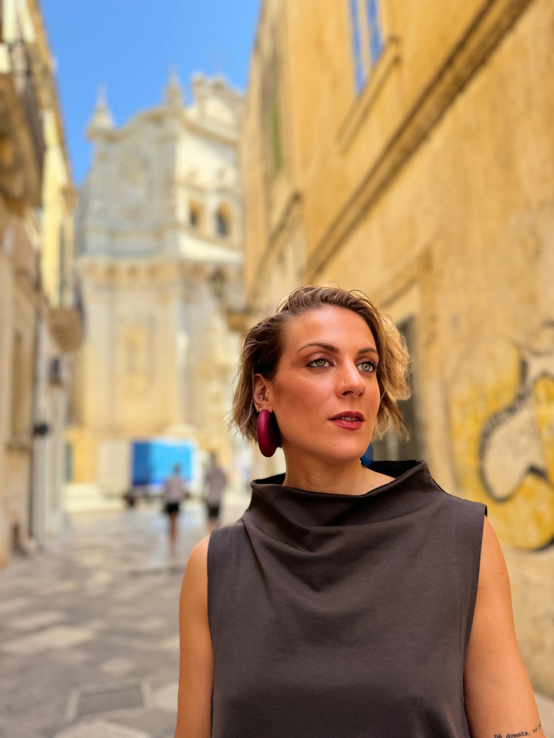 Orecchini Legno a cerchio Gullfoss-orecchini-Bijondo-Bijondo