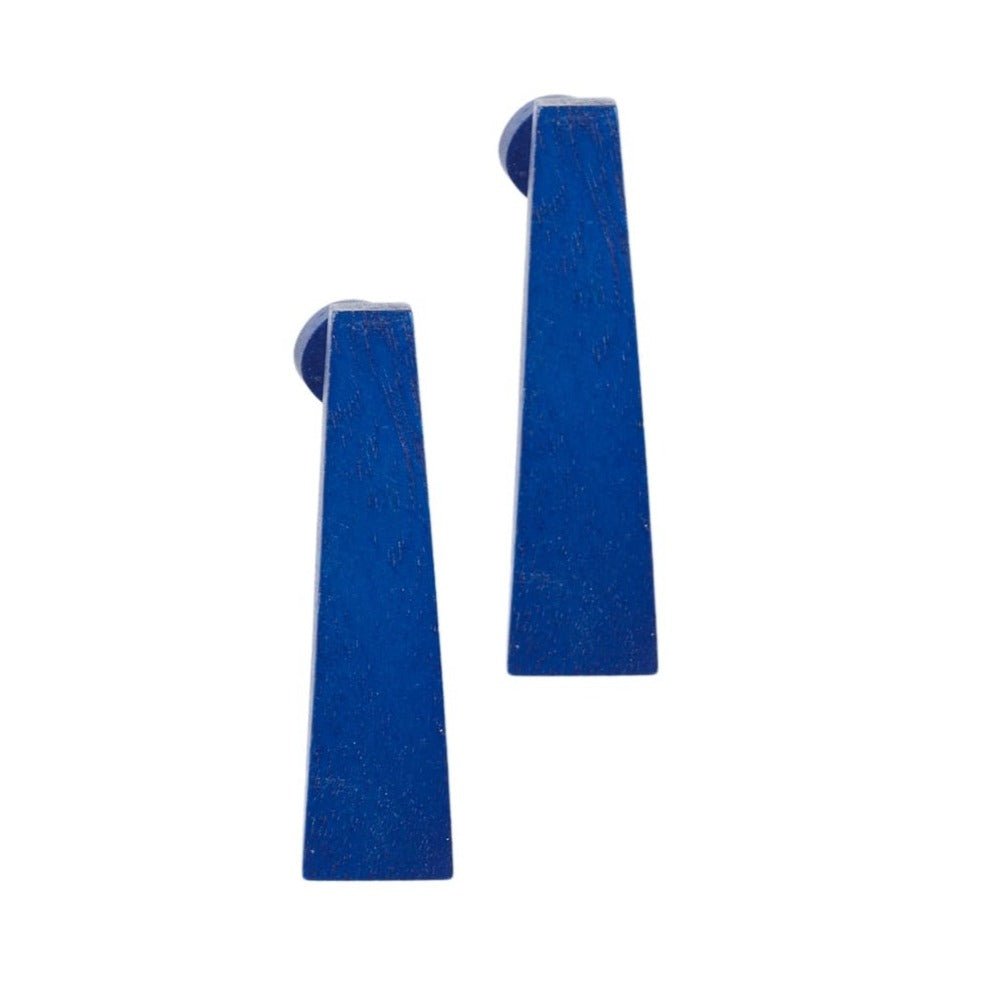 Orecchini Legno doppio lato Alhambra - giallo narciso - Bijondo